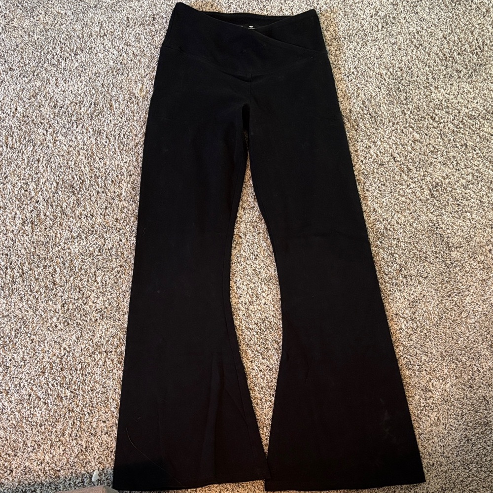 Hollister Black Flared Leggings